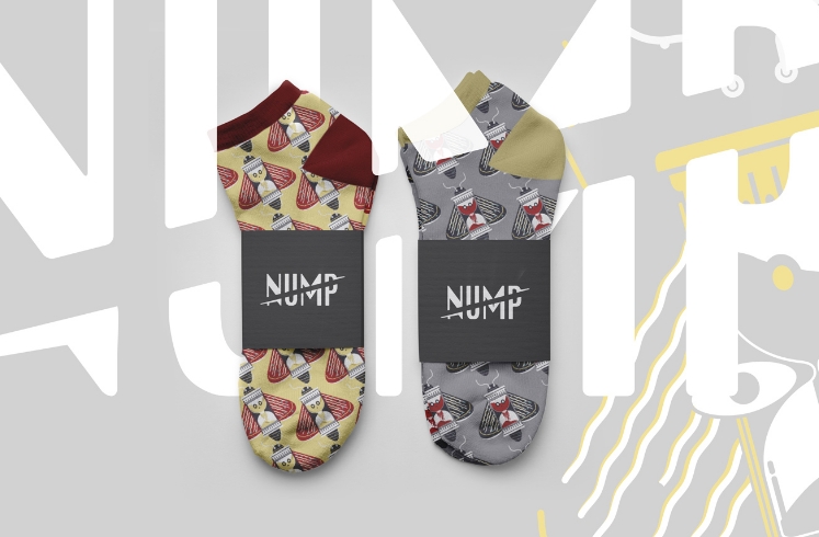 nump death moth varient socks